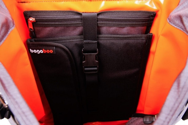 bagaboo ransel backpack inner padded back pocket and laptop holder